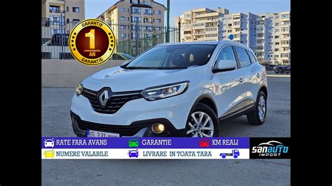 Renault Kadjar 2015 1 5 DCi 110 CP GARANTIE 12 Luni RATE Fixe