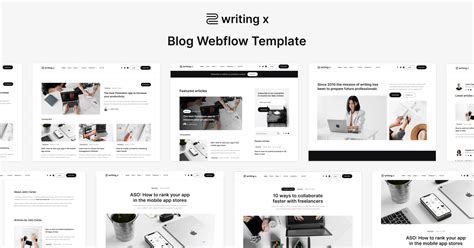 Blog Webflow Template - Writing X | Writing X Templates