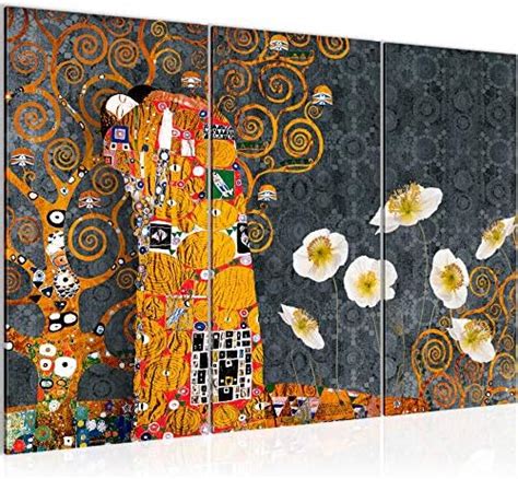 Amazon De Runa Art Wandbilder Gustav Klimt Der Kuss Bild XXL