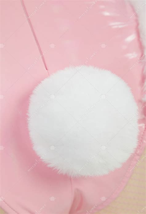 Women Vocal Sexy Lingerie Pink Bunny Girl Set Costume Christmas Furry Heart Cutout Bodysuit