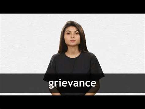 GRIEVANCE Definition And Meaning Collins English Dictionary