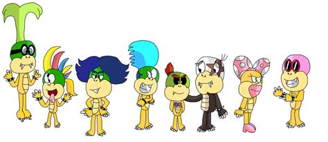 8 Koopa Kids by Lydiathecrystalgem on DeviantArt