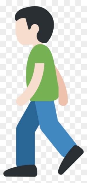 Man Walking Emoji - Free Transparent PNG Clipart Images Download