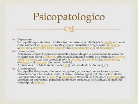 Sustancias Psicoactivas Ppt