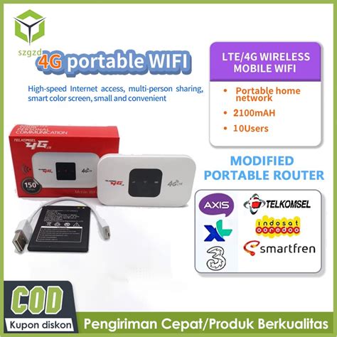 Jual Szgzd Modem Wifi Mifi Telkomsel G Lte G Unlock All Operator