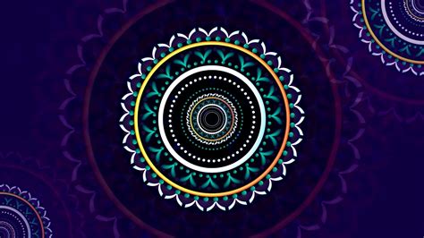 Abstract Ethnic Mandala Vj Loops Motion Background Royalty Free