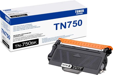 1 Pack Tn750 Toner Cartridge Compatible For Brother Tn750