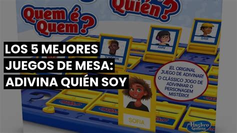 Adivina Quien Soy Juego Los Mejores Juegos De Mesa Adivina Qui N