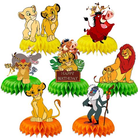 Buy 7 Pack Lion King Birthday Party Supplies,Lion King Birthday ...