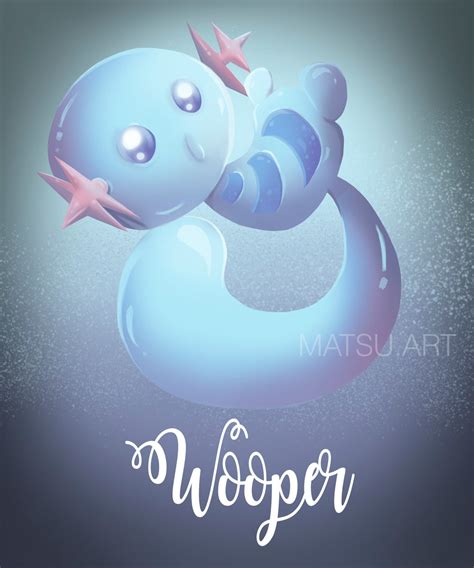 Artstation Fan Art Wooper Pokemon