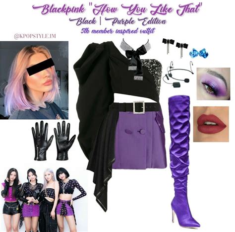 Blackpink 5th member inspired outfit - How You Like That - Black ...