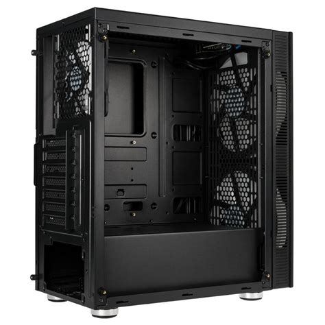 Aerocool Python RGB Midi-Tower, Tempered Glass - schwarz