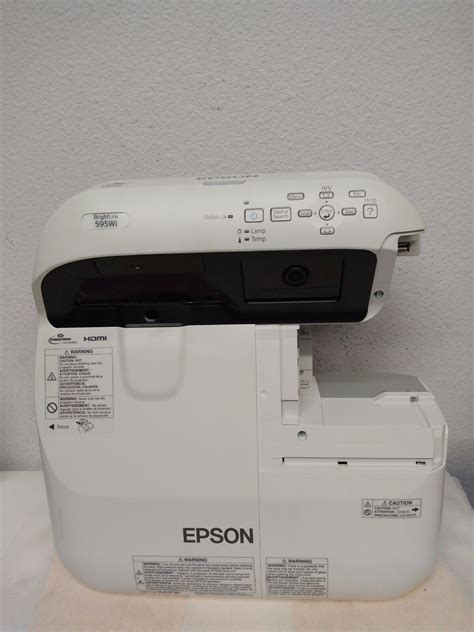 Epson BrightLink 595Wi 3LCD Projector UST 3300 ANSI HDMI H599A EBay