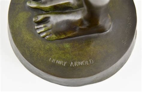Art Deco Bronze Sculpture Nude Girl With Dove H 67 Cm Deconamic