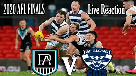 PORT ADELAIDE VS GEELONG 2020 AFL QUALIFYING FINALS LIVE REACTION