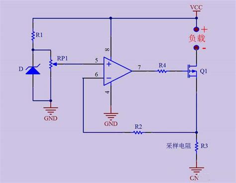 由运放及三极管组成恒流源电路