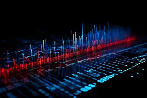 Premium AI Image | a microchip being analyzed using data visualization ...