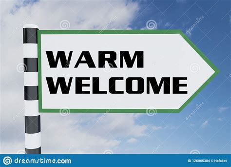 Warm Welcome Concept Stock Illustration Illustration Of Communication