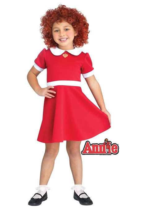 Disfraz De Annie Para Niños Pequeños Multicolor Yaxa Store