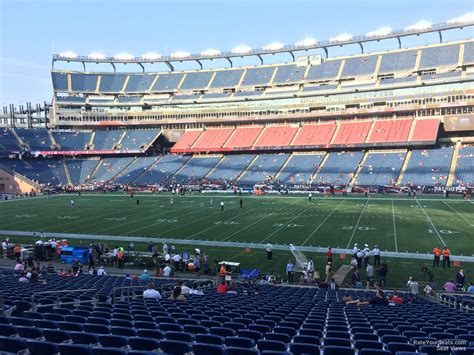 Section 129 At Gillette Stadium