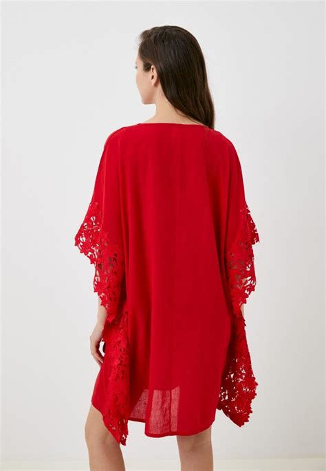 Платье пляжное Calzedonia, цвет: красный, MP002XW01O5I — купить в ...