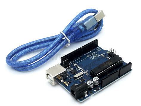 Купить Контроллер Arduino Uno в магазине "УмныеЭлементы"