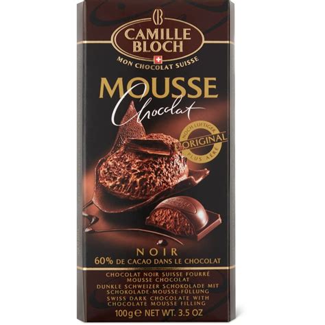 Camille Bloch Mousse Dark Chocolate Filled With Chocolate Mousse