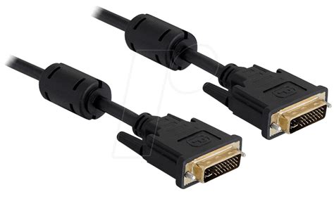 DELOCK 83111: DVI Monitor Kabel DVI 24+5 Stecker, Dual Link, 2 m bei ...