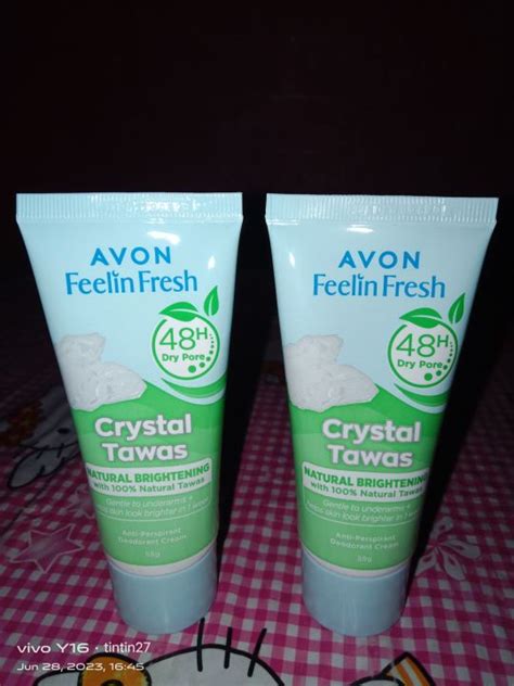 Avon Feelin Fresh Crystal Tawas Natural Brightening With Natural