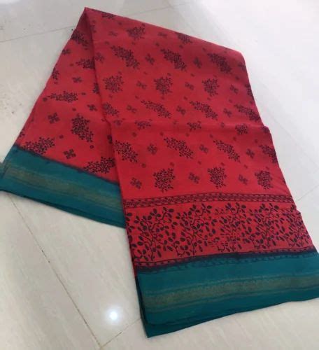 Pure Cotton Casual Wear Traditional Yards Madurai Sungudi Sarees