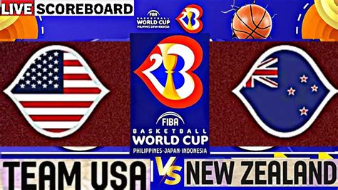 USA Vs NEW ZEALAND FIBA 2023 Men S Basketball World Cup LIVE