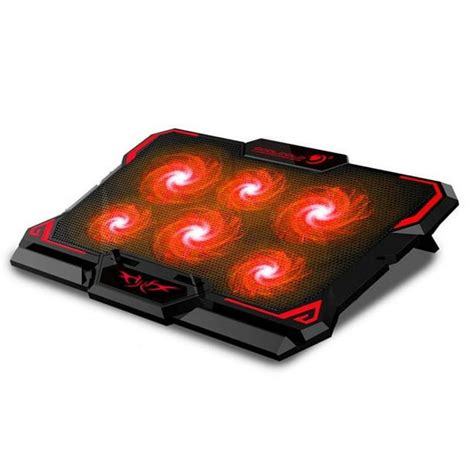 Weisy Quiet Gaming Laptop Cooling Pad Stand, Laptop Cooling Pad Stand with Fan for 15.6-17 Inch ...