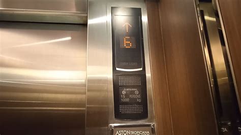 Mitsubishi NexWay S Traction Elevator At Aston Tropicana Hotel Bandung