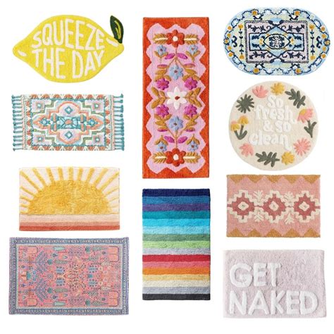 The Best Bath Mats for Colorful Bathrooms