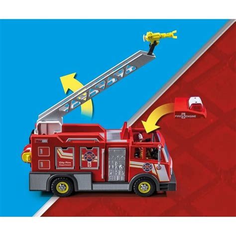 PLAYMOBIL 71233 City Action Camion De Pompiers Avec Grande