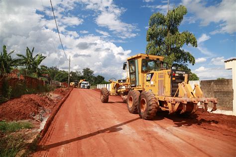 Obras Do Asfalto Novo Vida Nova J Est O Em Andamento Em Cidades Do