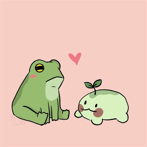 Frogblob And Mochiblob Frog Art Frog Drawing Frog Wallpaper