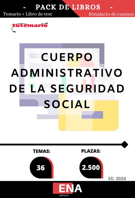 2500 Plazas Al Cuerpo Administrativo De La Seguridad Social 2024 Pack