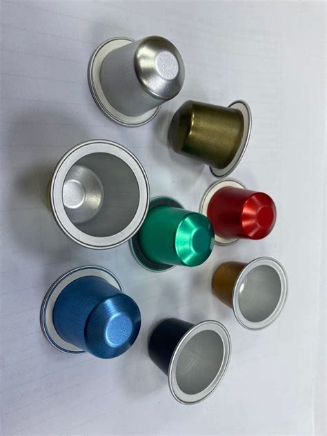 China Customized 2023 New Design Empty Aluminum Coffee Capsule For