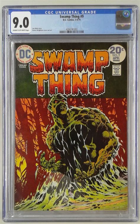 Swamp Thing Cgc Wrightson Classic Cover Slab Grade