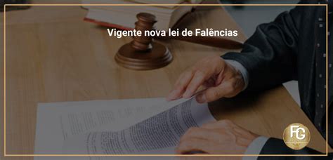 VIGENTE A NOVA LEI DE FALÊNCIAS FG Advocacia