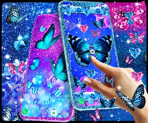 Animated Moving Blue Butterfly Wallpaper - canvas-ily