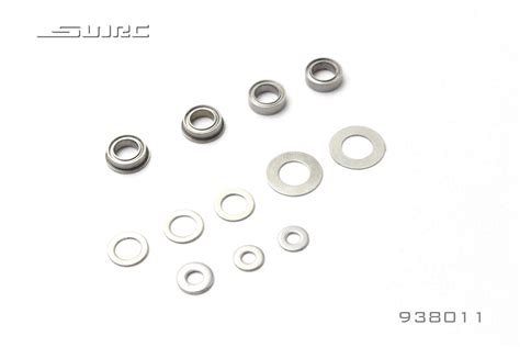 SNRC 938011 1 8 RC Accessories BEARING WASHERS SCREW5x8x2 5 FLANGED