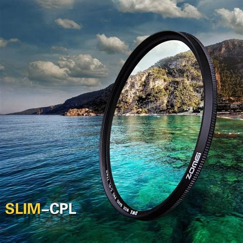 Zomei 62mm Ultra Slim CPL Filter CIR PL Circular Polarizing Polarizer