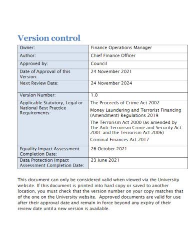 Money Laundering - 13+ Examples, Format, How To Combat, PDF