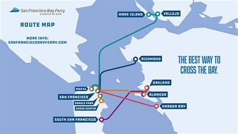 San Francisco Bay Ferry Map Bennie Rosalynd