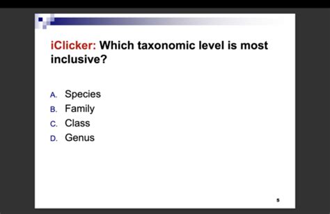 Chapter 26 Taxonomy Systematics Flashcards Quizlet