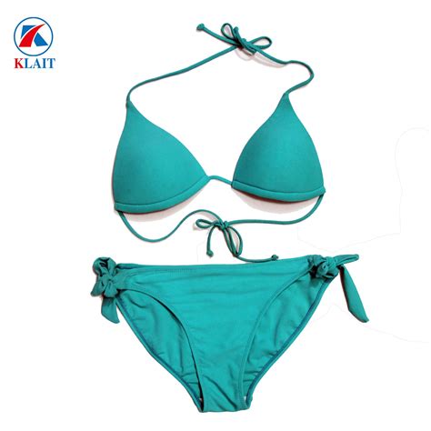 Sexy Solid Brazilian Triangle Women Bathing Suits Micro Bikini - Women