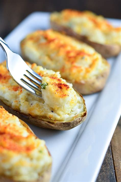 Easy Twice Baked Potatoes That Are A Perfect Side Dish To Any Meat Easy Twice Baked Potatoes