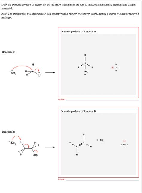 Solved Draw The Expected Products Of Each Of The Curved Chegg